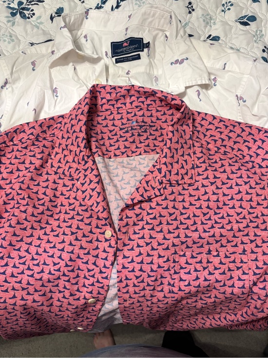 Vineyard Vines Other - Two Vineyard Vines Men's Patterned Short-Sleeve Shirt